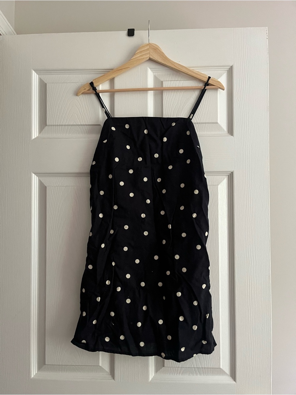 H&M Black Polka Dot Mini Dress